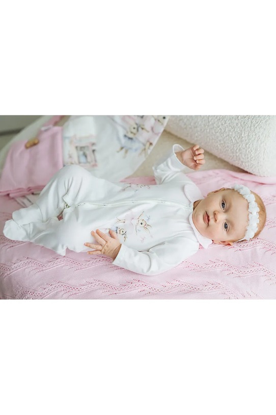 Jamiks kocyk niemowlęcy SIBUMI różowy SIBUMI.bam.Koc.JWI015.G