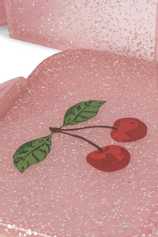 Konges Sløjd śniadaniówka dziecięca LUNCH BOX GLITTER różowy KS105456.PPY2