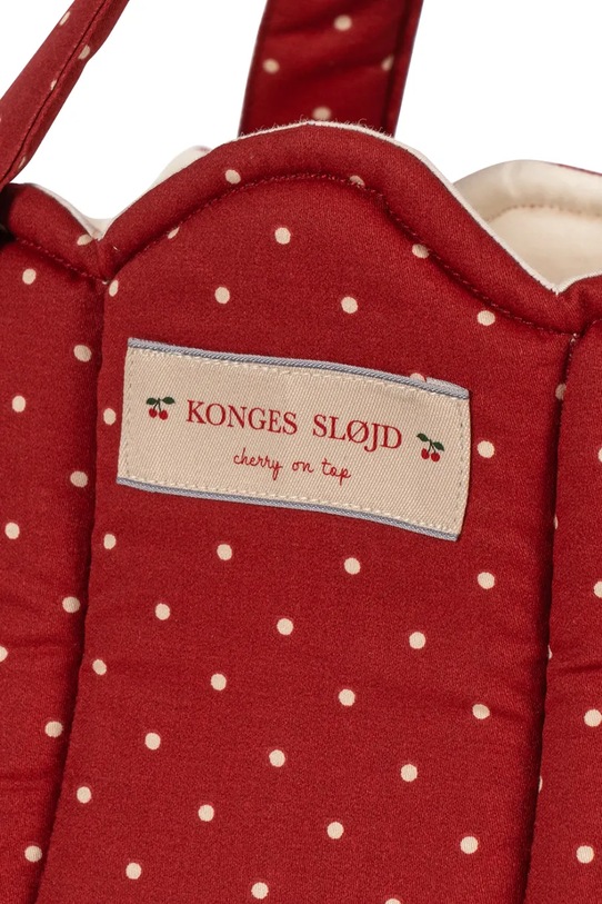 Момиче Konges Sløjd Чанта за кукли за деца от памук DOLL LIFT KS105333.PPY2 червен