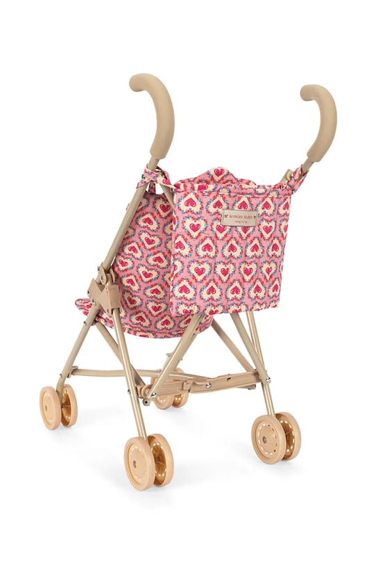 Момиче Konges Sløjd Количка за кукли за деца от памук KS105334.PPY2 розов