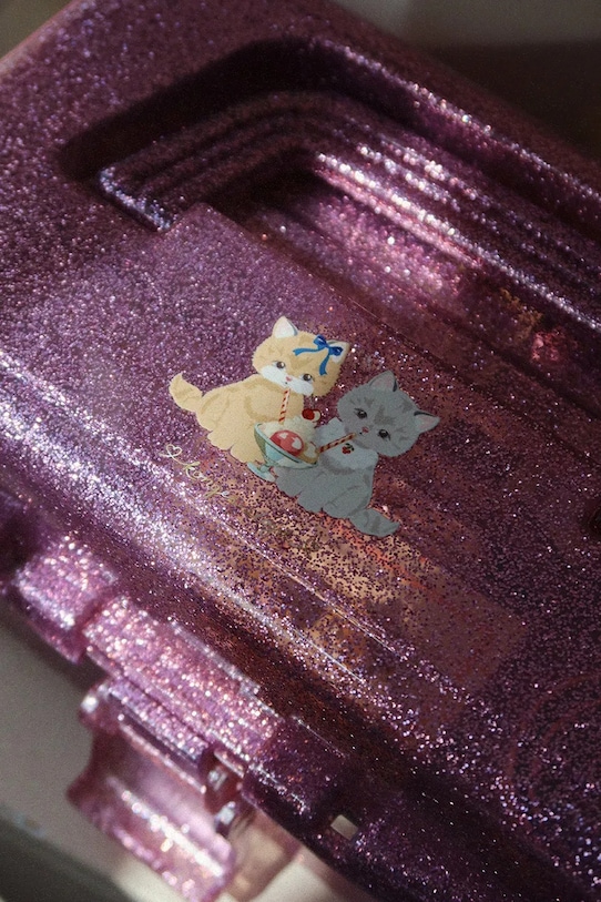 Konges Sløjd zestaw zabawek dziecięcych GLAM ME UP SUITCASE KS105404.PPY2 fioletowy