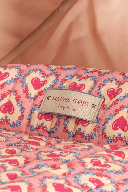 Konges Sløjd καροτσάκι για κούκλες παιδικό βαμβακερό MINNIE DOLL PRAM ροζ KS105479.PPY2