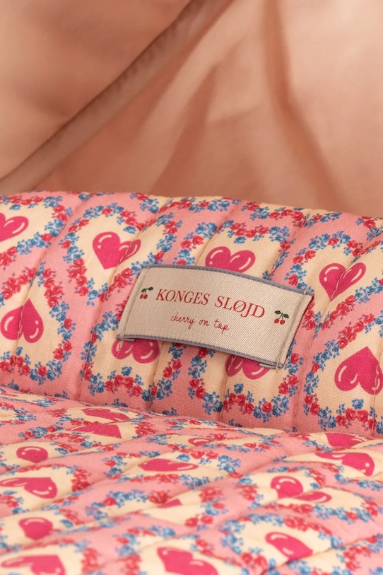 Konges Sløjd καροτσάκι για κούκλες παιδικό βαμβακερό MINNIE DOLL PRAM ροζ KS105479.PPY2