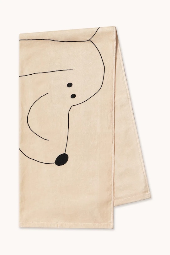 Chłopiec Tinycottons ręcznik bawełniany dziecięcy TINY & TINY TOWEL SS26.571 beżowy