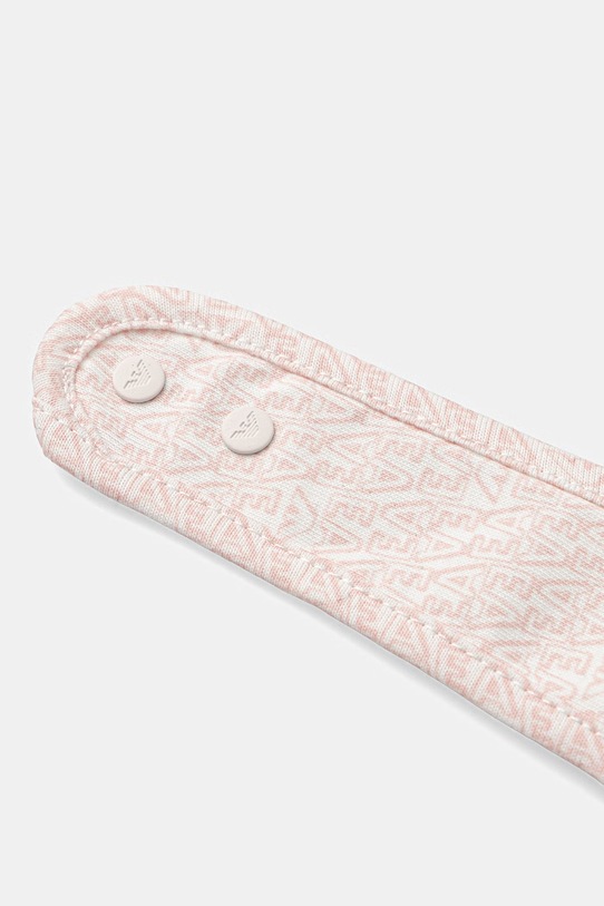 Emporio Armani śliniak dwustronny niemowlęcy 2-pack EY000007.AF22049 różowy