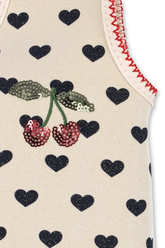 Chłopiec Konges Sløjd kamizelka do pływania dziecięca MANON SWIM VEST KS104983.PPY2 beżowy