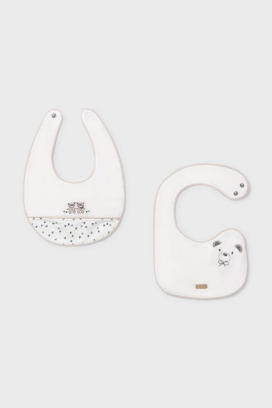 Βρεφική σαλιάρα Mayoral Newborn 2-pack 2-pack μπεζ 9074.1B.Newborn.PPY2