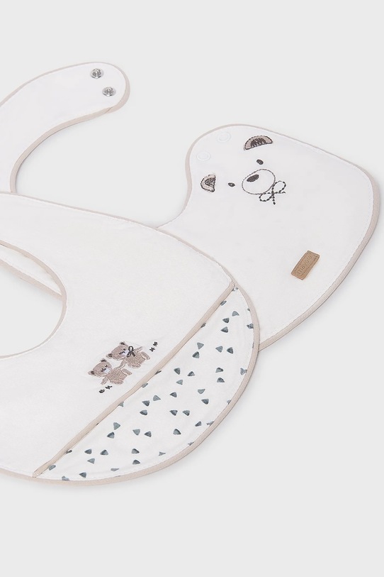 Βρεφική σαλιάρα Mayoral Newborn 2-pack 9074.1B.Newborn.PPY2 μπεζ SS26