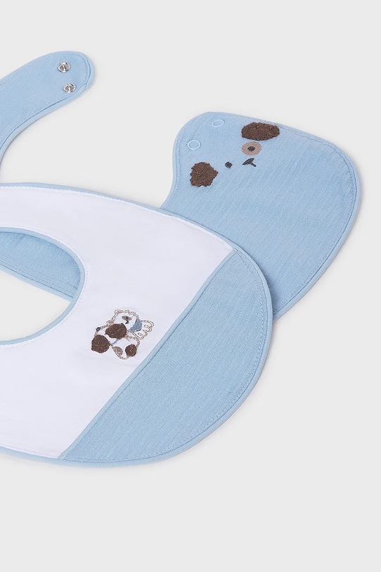 Βρεφική σαλιάρα Mayoral Newborn 2-pack 9074.1B.Newborn.PPY2 μπλε SS26