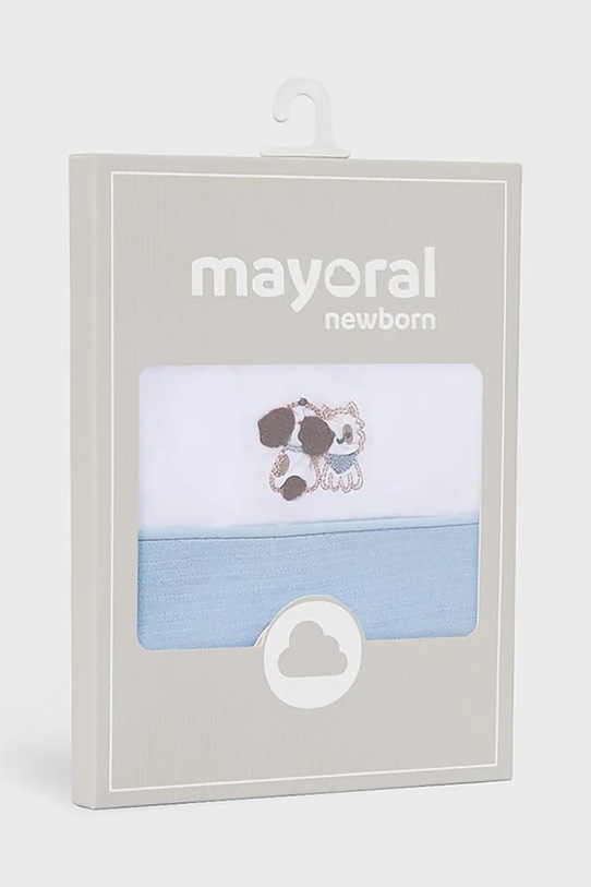 Κοριτσίστικα Βρεφική σαλιάρα Mayoral Newborn 2-pack 9074.1B.Newborn.PPY2 μπλε