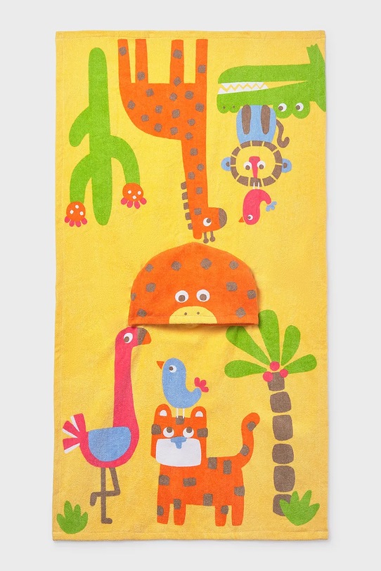 Mayoral Newborn ręcznik bawełniany dziecięcy żółty 9113.2Q.Newborn.PPY2