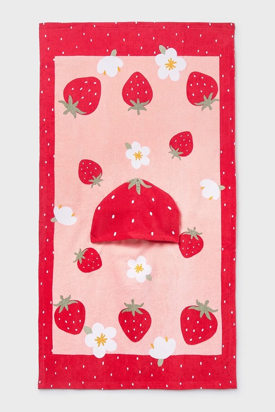 Mayoral Newborn ręcznik bawełniany dziecięcy czerwony 9113.2Q.Newborn.PPY2