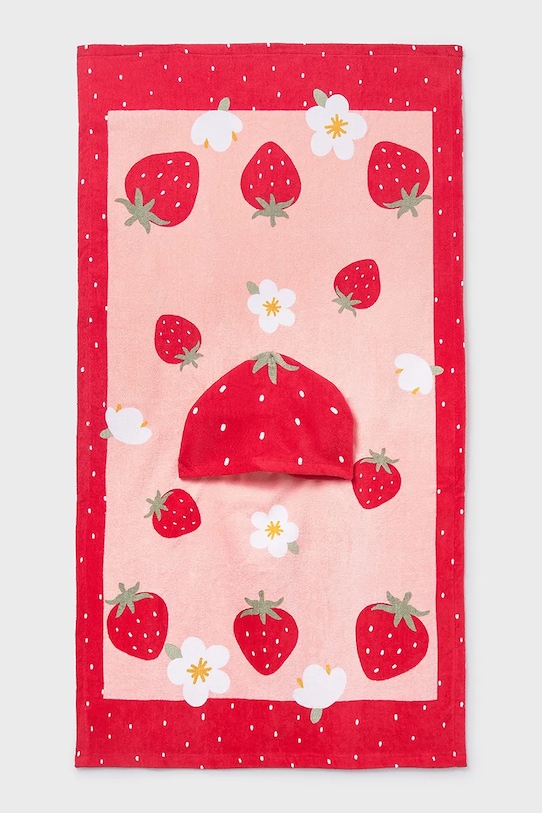 Mayoral Newborn ręcznik bawełniany dziecięcy czerwony 9113.2Q.Newborn.PPY2