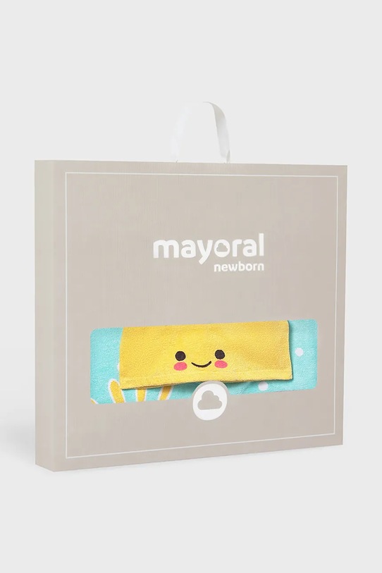 Mayoral Newborn ręcznik bawełniany dziecięcy niebieski 9113.2Q.Newborn.PPY2