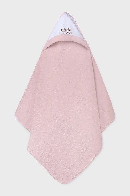 Mayoral Newborn ręcznik bawełniany dziecięcy różowy 9117.1A.Newborn.PPY2