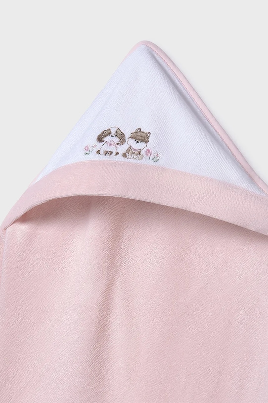 Chłopiec Mayoral Newborn ręcznik bawełniany dziecięcy 9117.1A.Newborn.PPY2 różowy