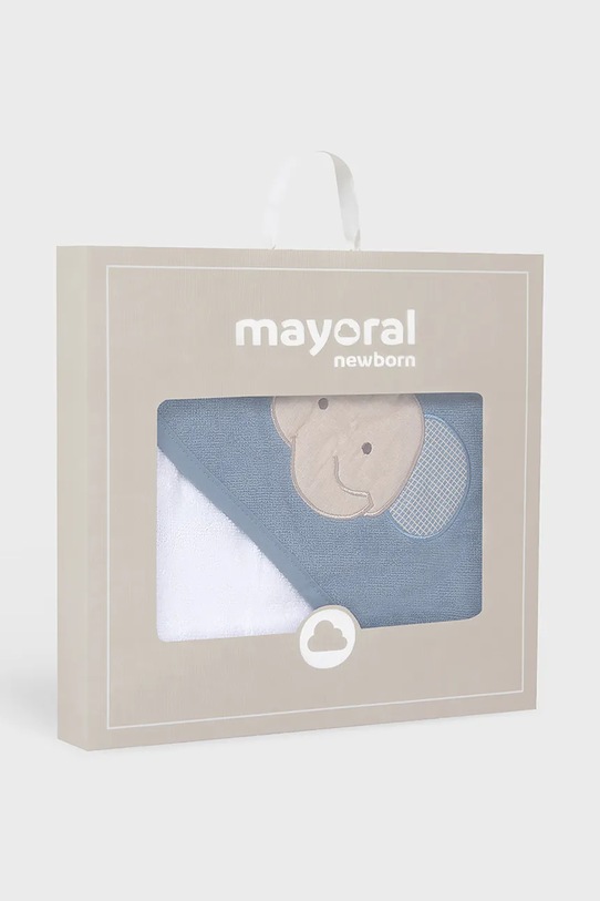 Mayoral Newborn ręcznik z kapturem dziecięcy biały 9118.1B.Newborn.PPY2
