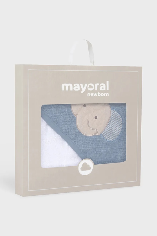 Mayoral Newborn ręcznik z kapturem dziecięcy biały 9118.1B.Newborn.PPY2