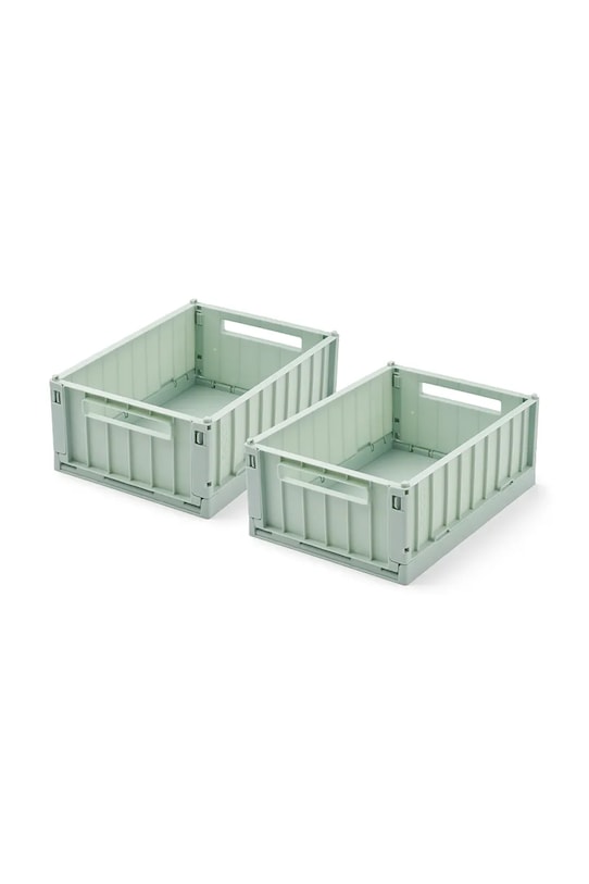 Liewood pojemnik do przechowywania Weston Storage Box S 2-pack zielony LW14549.PPY2