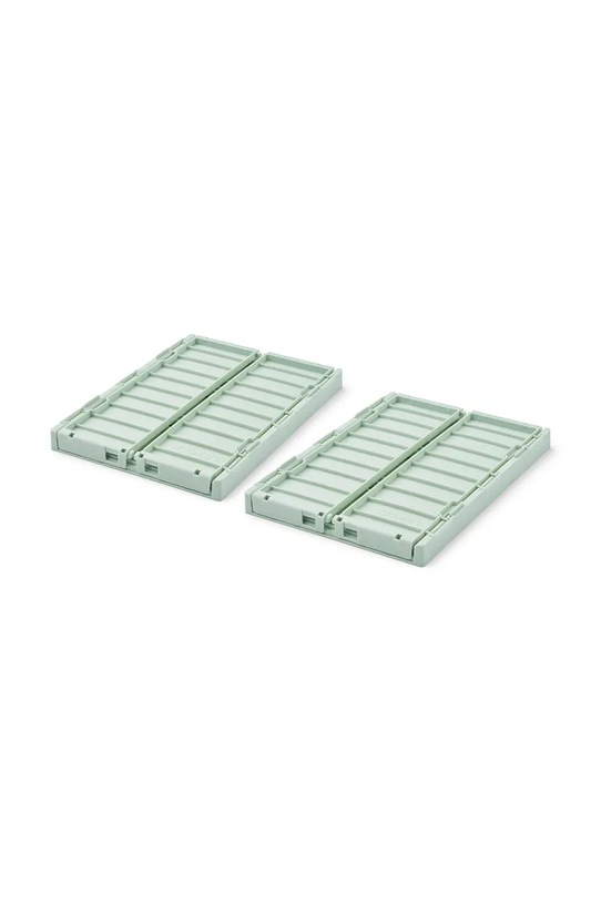 Liewood pojemnik do przechowywania Weston Storage Box S 2-pack LW14549.PPY2 zielony SS26