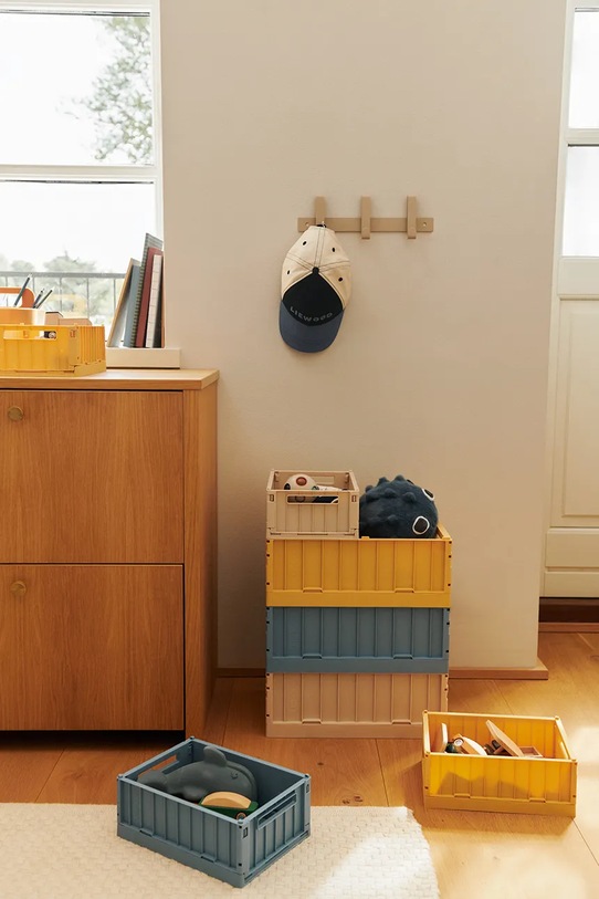 Chłopiec Liewood pojemnik do przechowywania Weston Storage Box S 2-pack LW14549.PPY2 niebieski