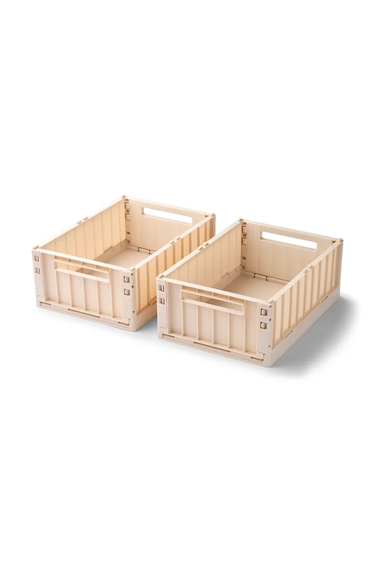 Liewood pojemnik do przechowywania Weston Storage Box M 2-pack różowy LW14677.PPY2
