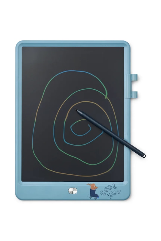 Tabuľa na kreslenie Liewood Zora Magic Drawing Board 10 Inches modrá LW18613.PPY2