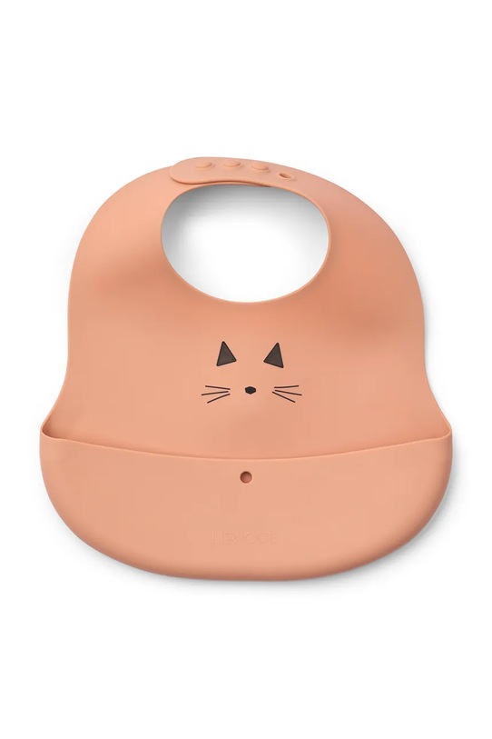 Chłopiec Liewood śliniak Ember Printed Bib 2-pack LW20119.PPY2 beżowy