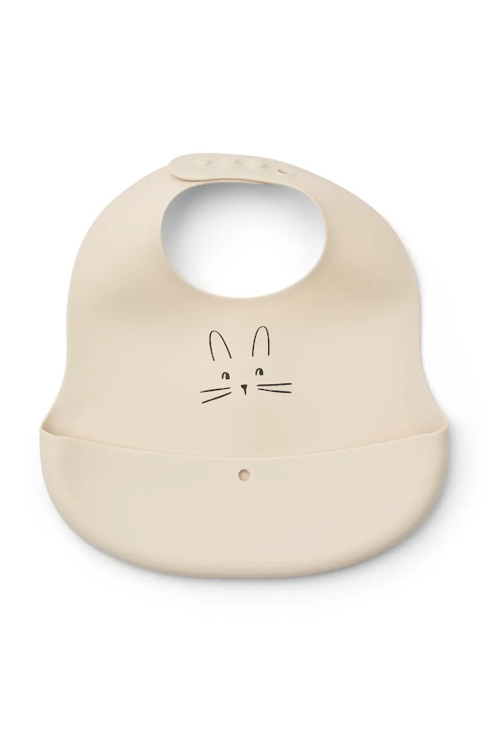 Liewood śliniak Ember Printed Bib 2-pack LW20119.PPY2 beżowy AA00