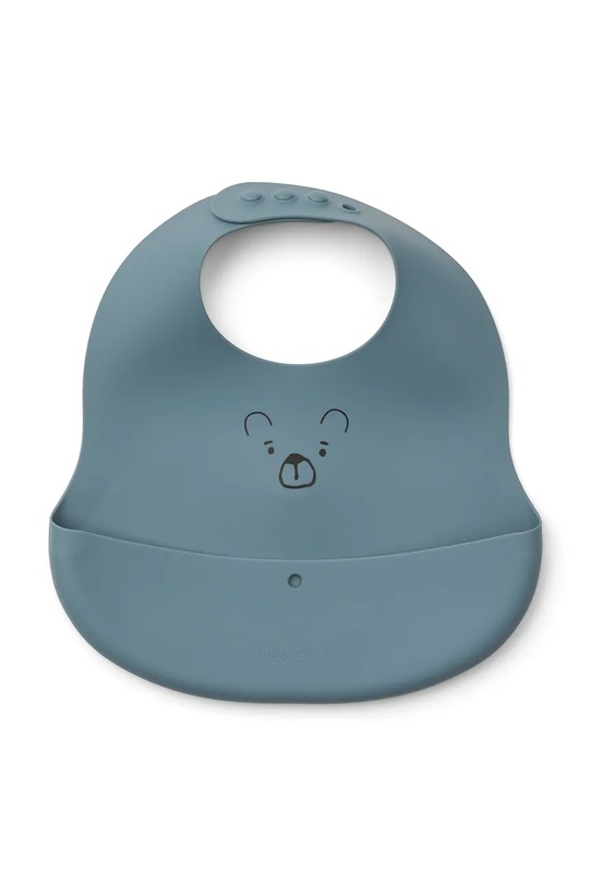 Liewood śliniak Ember Printed Bib 2-pack LW20119.PPY2 niebieski AA00