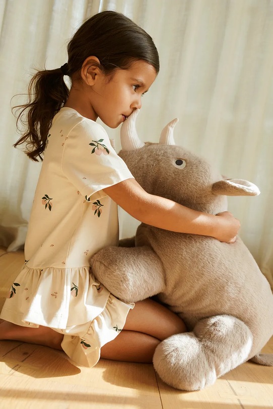 Liewood przytulanka dziecięca Barnaby Rhino Large Teddy beżowy LW20521.PPY2