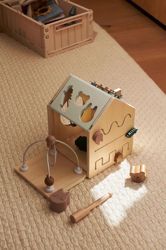 Liewood zabawka drewniana dziecięca Lucas Activity Cube LW20544.PPY2 multicolor