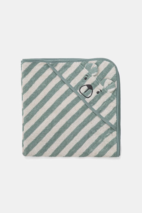 Παιδική πετσέτα Liewood Albert Hooded Towel LW20668.PPY2 πράσινο SS26