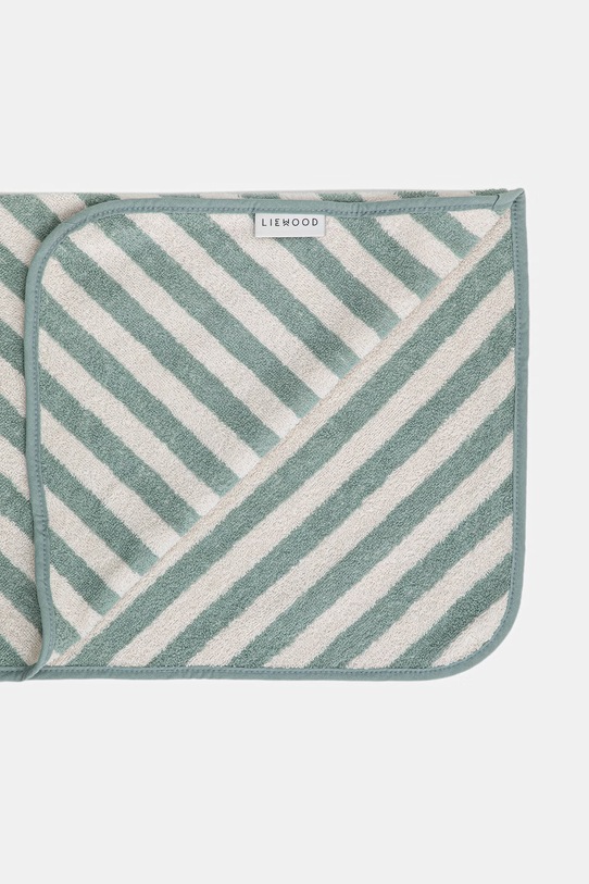 Παιδική πετσέτα Liewood Albert Hooded Towel πράσινο LW20668.PPY2