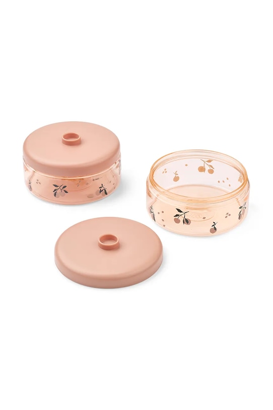 Детский контейнер для хранения продуктов Liewood Dominique Food Tritan Boxes 500 ml 2-Pack 2 шт оранжевый LW20703.PPY2