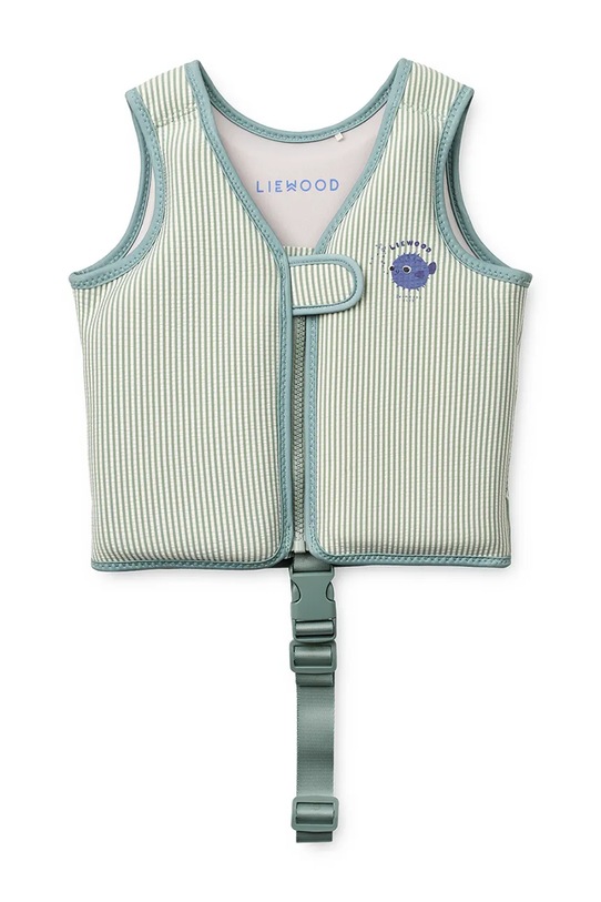 Liewood kamizelka do pływania Dove Seersucker Swim Vest LW20739.PPY2 zielony SS26