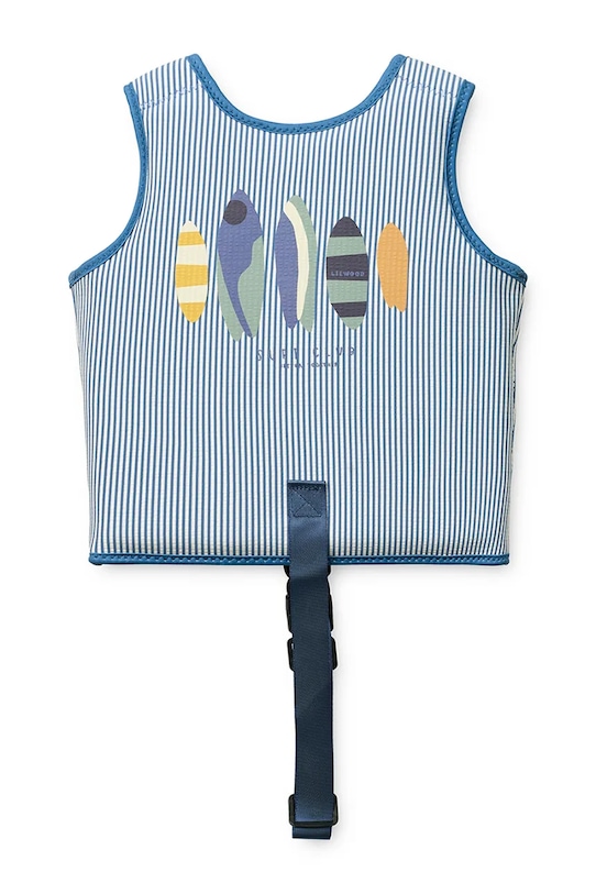 Liewood kamizelka do pływania Dove Seersucker Swim Vest LW20739.PPY2 niebieski SS26