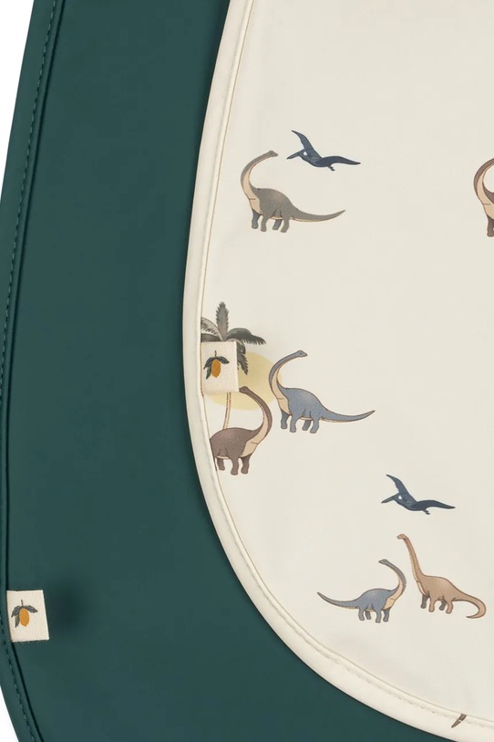 Detský podbradník Konges Sløjd 2 PACK DINNER BIB 2-pak KS104582.PPY2 zelená SS26