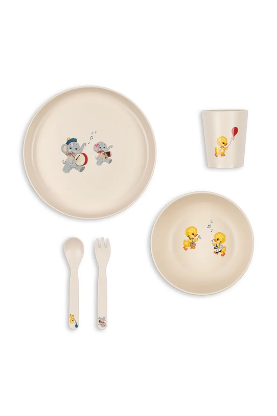 Konges Sløjd zestaw obiadowy dla dzieci DINNER SET KS104759.PPY2 beżowy SS26