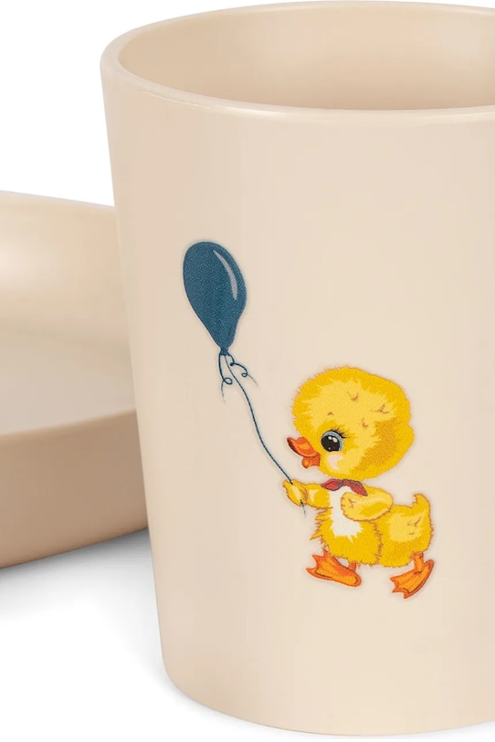 Chłopiec Konges Sløjd zestaw obiadowy dla dzieci DINNER SET KS104759.PPY2 beżowy