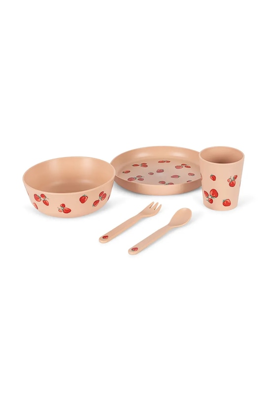 Konges Sløjd zestaw obiadowy dla dzieci DINNER SET KS104759.PPY2 pomarańczowy SS26
