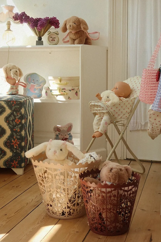 Chłopiec Konges Sløjd krzesełko dla lalek DOLL HIGH CHAIR KS104764.PPY2 beżowy