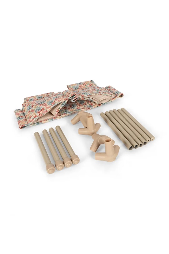 Κρεβατάκι κούκλας Konges Sløjd DOLL TRAVEL BED πολύχρωμο KS104769.PPY2