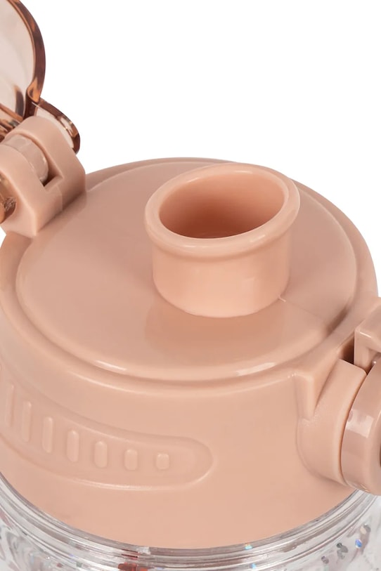 Detská fľaša Konges Sløjd GLITTER BOTTLE červená KS104840.PPY2