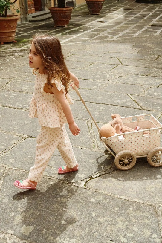 Παιδικό καροτσάκι Konges Sløjd KIDS STROLLER WAGON μπεζ KS104902.PPY2