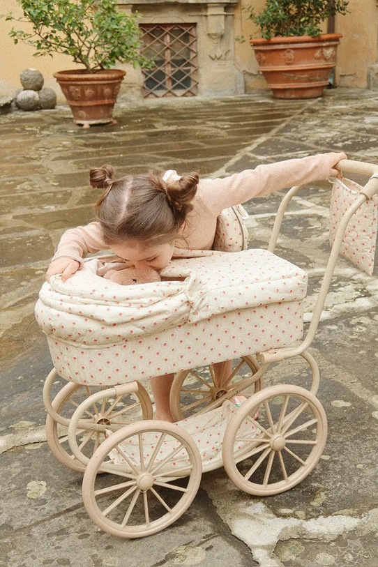 Konges Sløjd passeggino per bambole MINNIE DOLL PRAM beige KS105003.PPY2