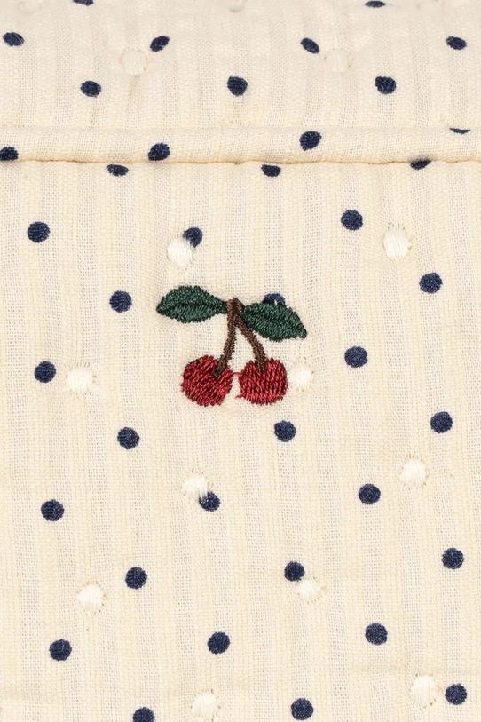 Konges Sløjd kosmetyczka SEERSUCKER BIG TOILETRY BAG beżowy KS105074.PPY2