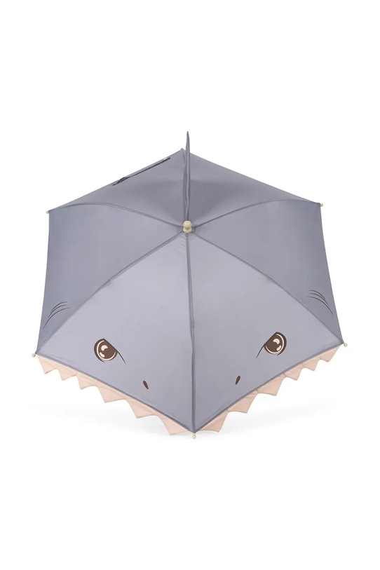 Chłopiec Konges Sløjd parasol dziecięcy SHARK UMBRELLA KS105076.PPY2 szary