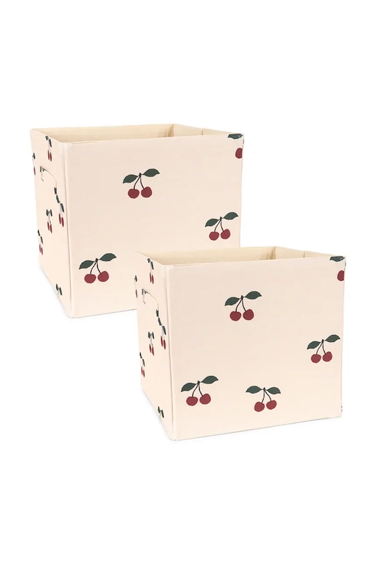 Κουτί αποθήκευσης Konges Sløjd FABRIC STORAGE BASKETS 2-pack μπεζ KS104604.PPY2
