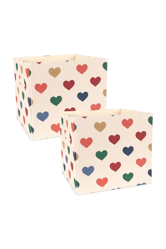 Konges Sløjd contenitore FABRIC STORAGE BASKETS pacco da 2 multicolore KS104604.PPY2